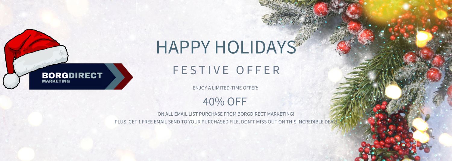 Happy Holidays From Team BorgDirect Marketing